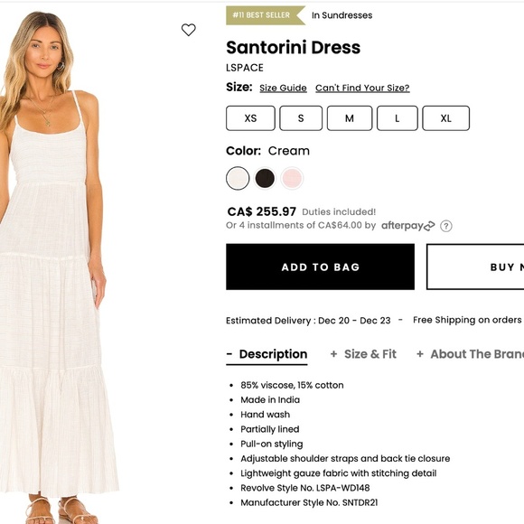 NWT L-Space Santorini Dress - Picture 2 of 8